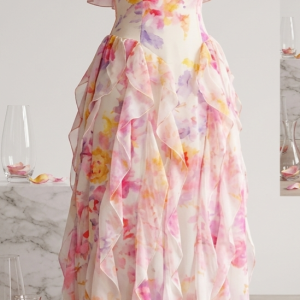 Tiana ruffle maxi dress