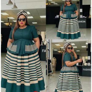 peplum skirt and top set