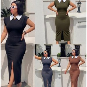 corporate bodycon midi dress