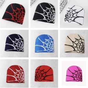 Spiderweb beanie hat